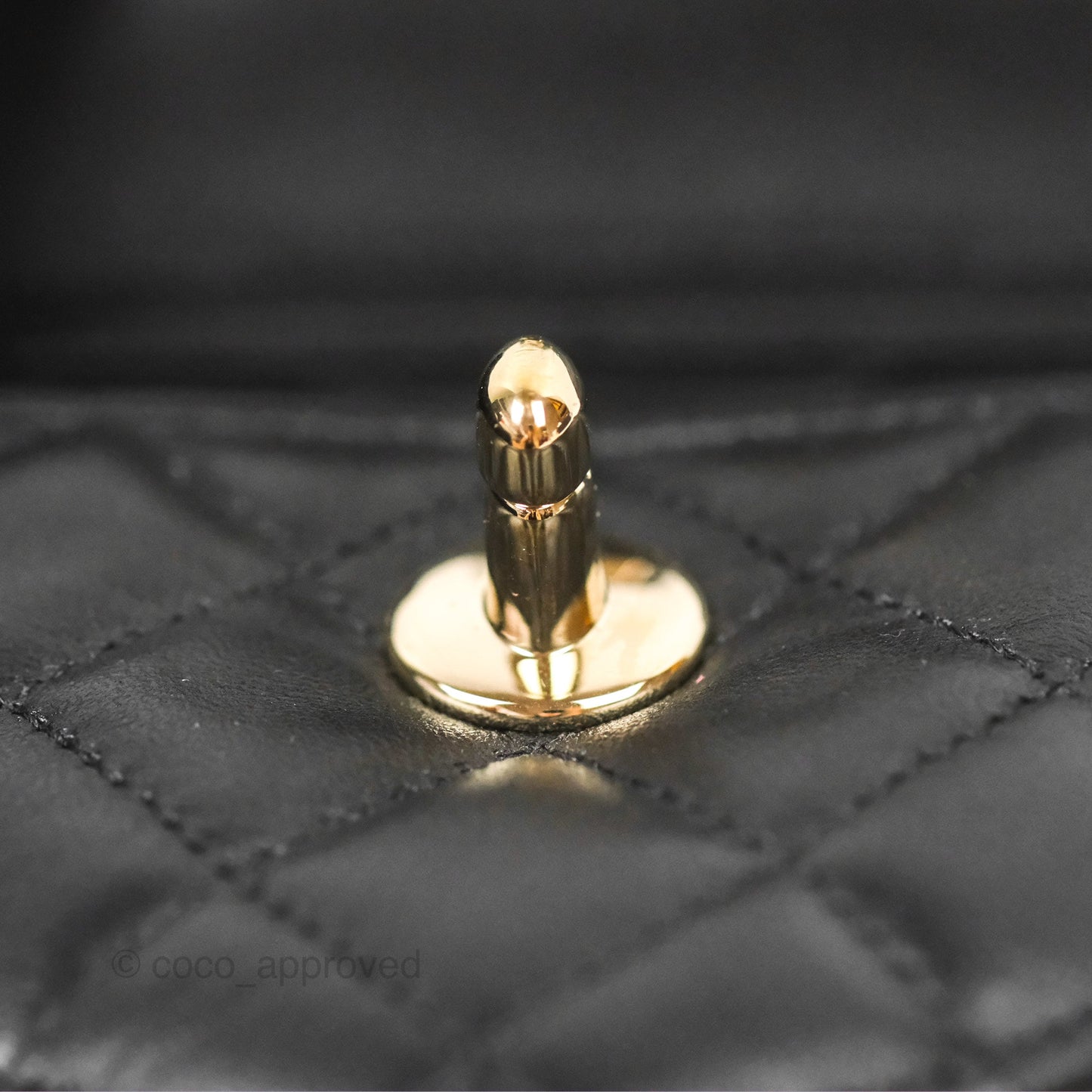 Chanel Small Heart Bag Black Lambskin Gold Hardware 22S