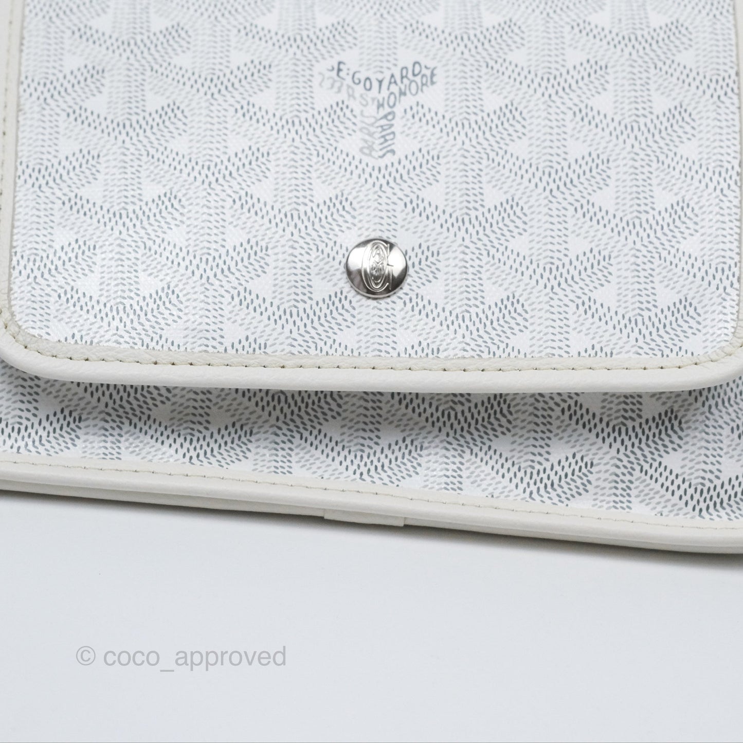 Goyard Plumet Pocket Wallet White
