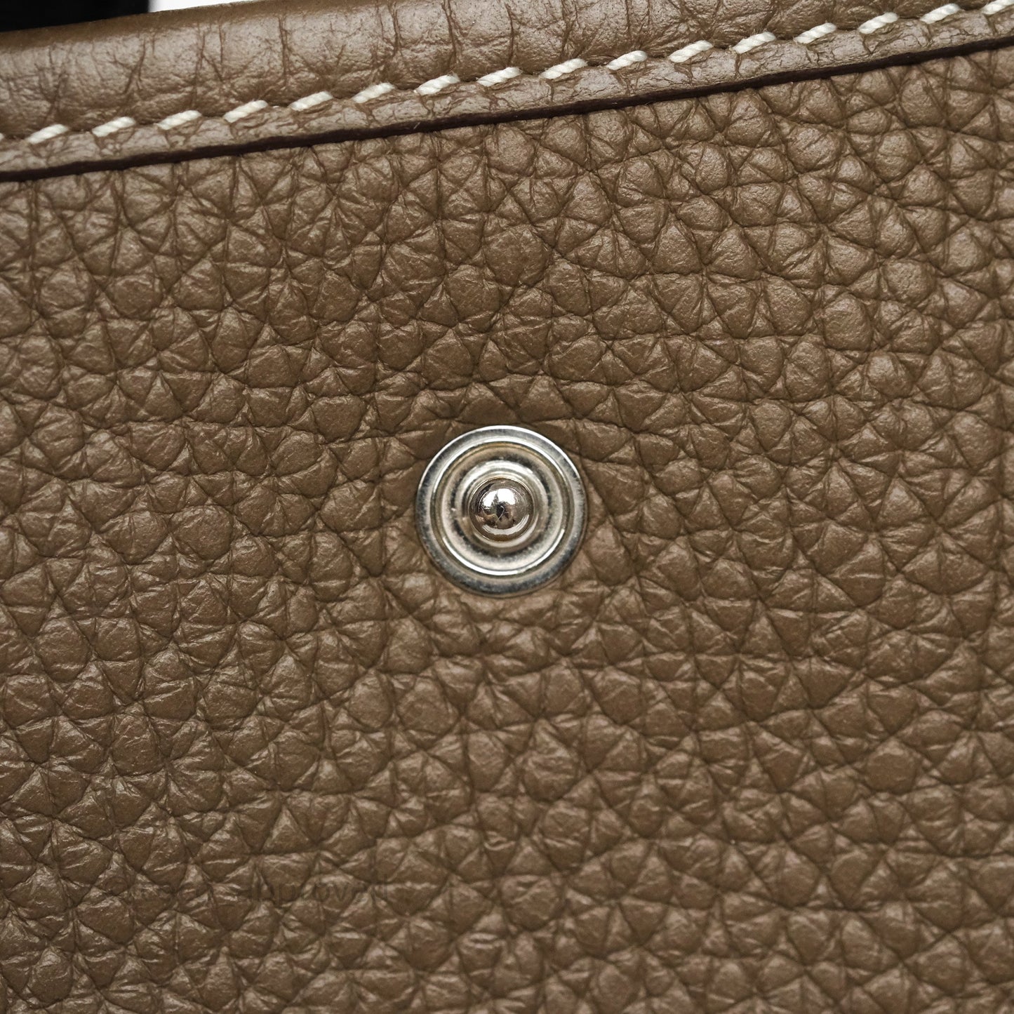 Hermès Mini Evelyne 16 Etoupe 18 Clemence Palladium Hardware
