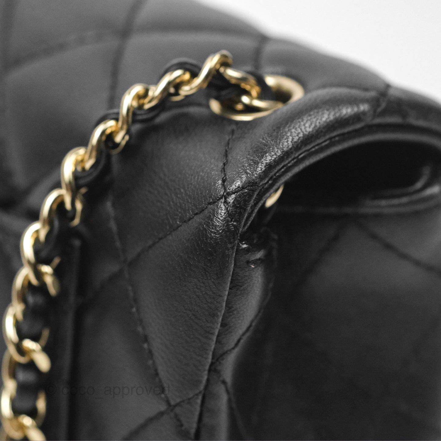 Chanel Ball Crush Mini Rectangular Black Lambskin Gold Hardware 23C