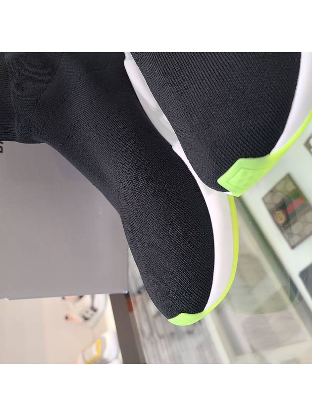 Luxury Balenciaga Speed Runner High Top Sneakers Black Yellow