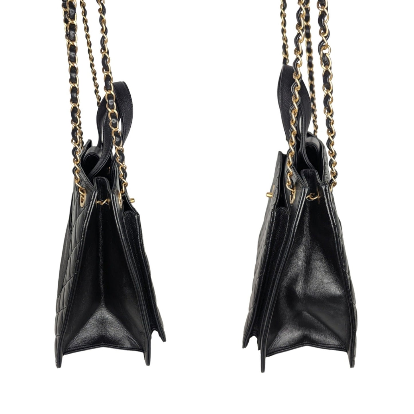 Luxury Chanel 2019 CC Turn Lock Shopper Tote