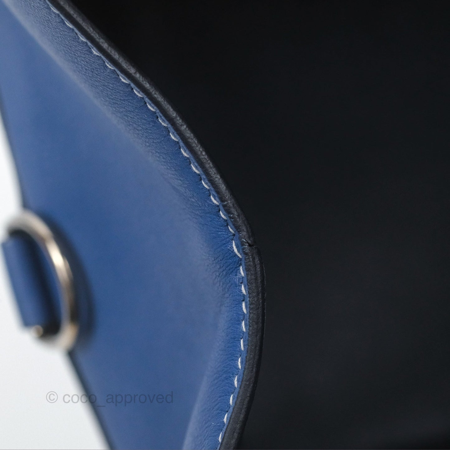 Hermès ToolBox 20 Bleu Agate R2 Swift Palladium Hardware
