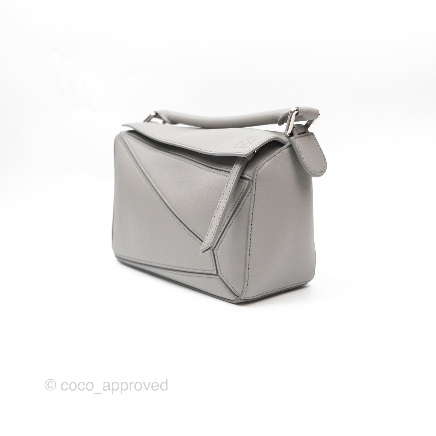 Loewe Small Puzzle Bag Grey Calfskin