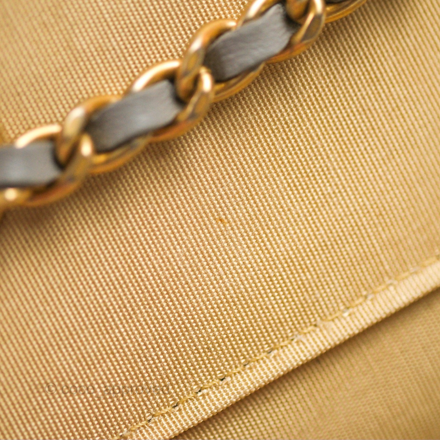 Chanel Classic Pearl Crush Mini Vanity With Chain Grey Lambskin Aged Gold Hardware