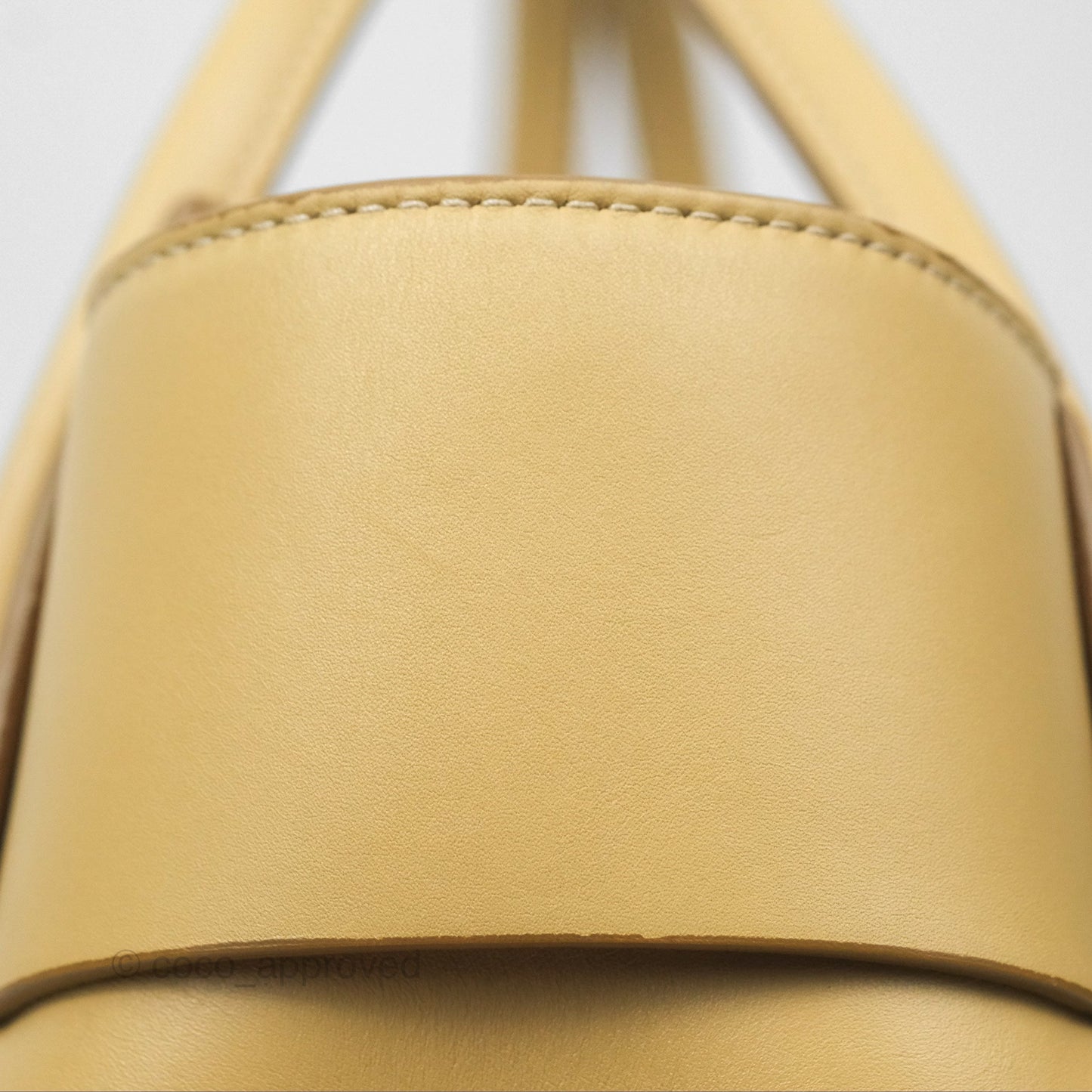 Bottega Veneta Arco Mini Intrecciato Textured-leather Tote Yellow