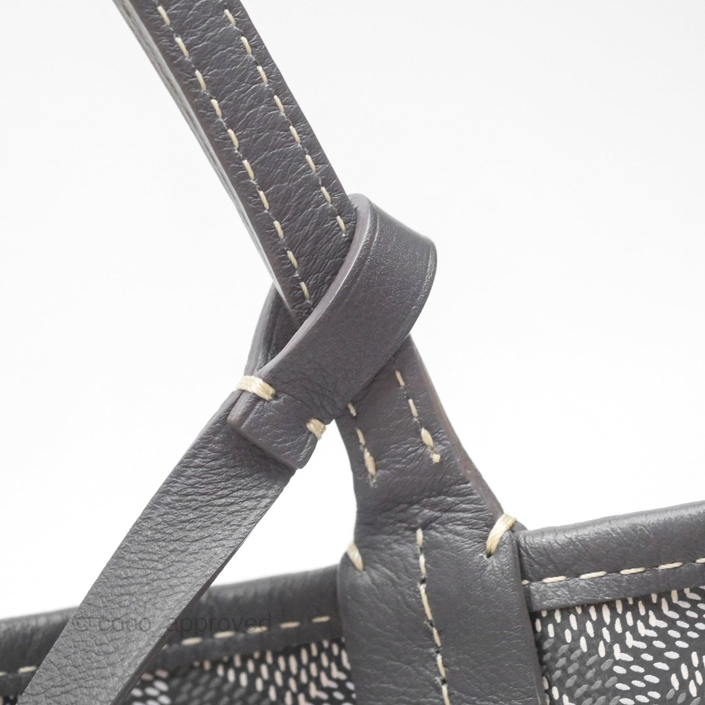Goyard Anjou Mini Bag Goyardine Canvas Grey