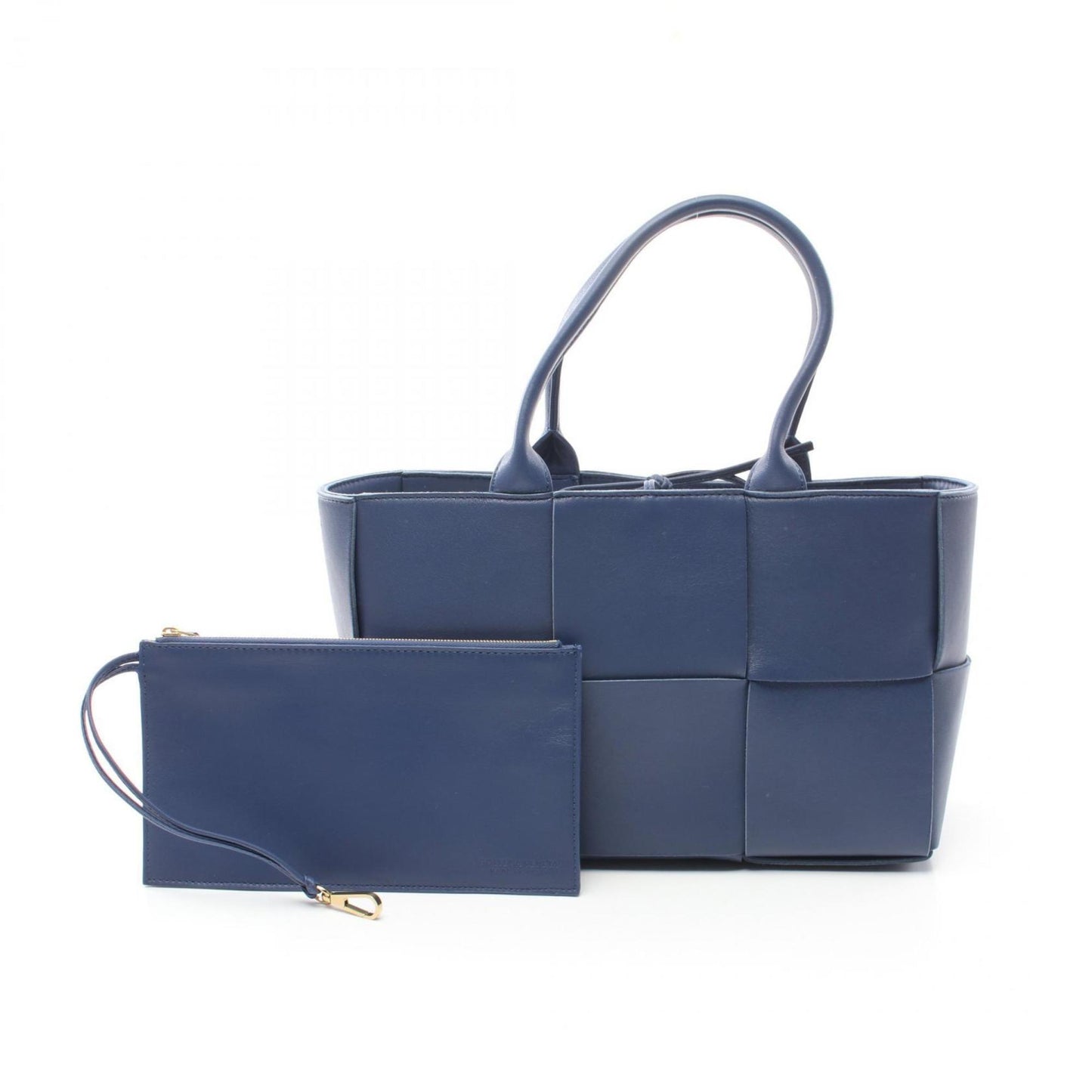 Luxury Bottega Veneta Leather Pouch Tote Bag ()