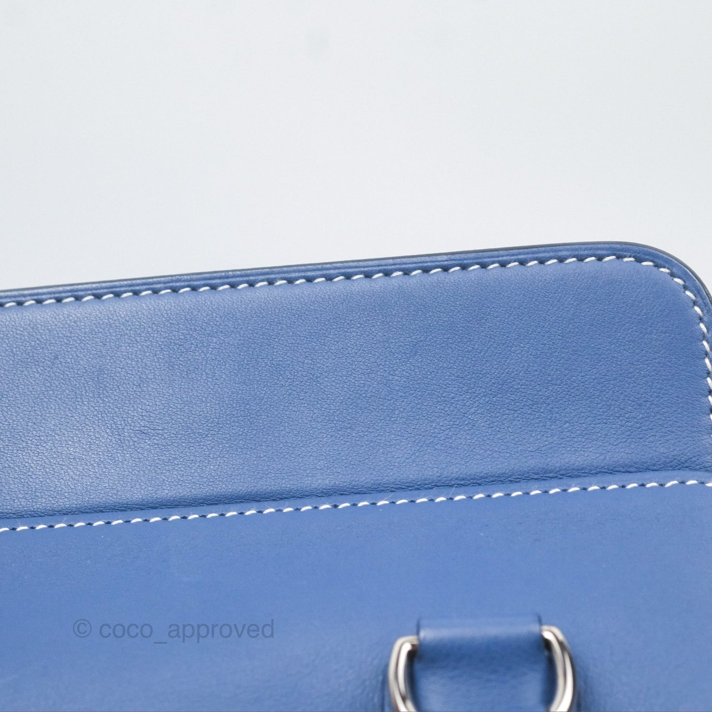Hermès ToolBox 20 Bleu Agate R2 Swift Palladium Hardware