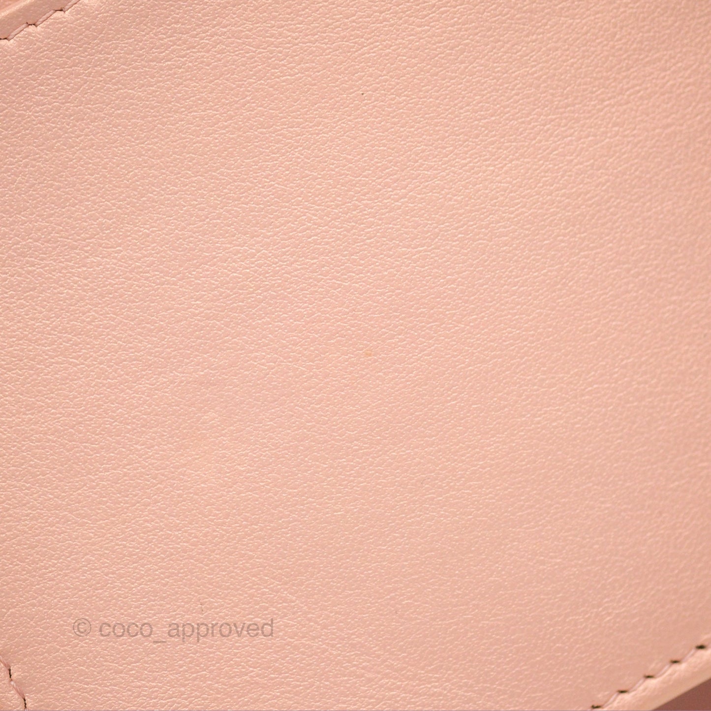 Chanel Mademoiselle Wallet On Chain WOC Chevron Iridescent Pink Caviar Silver Hardware