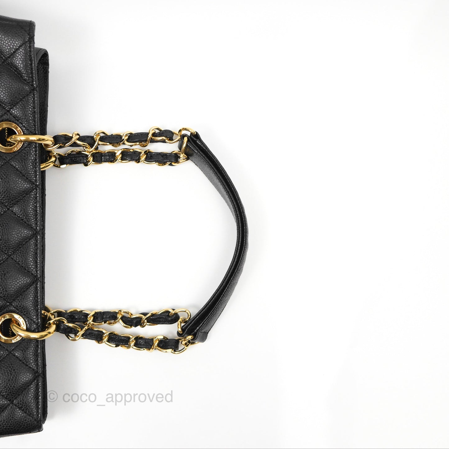 Chanel GST Black Caviar Gold Hardware