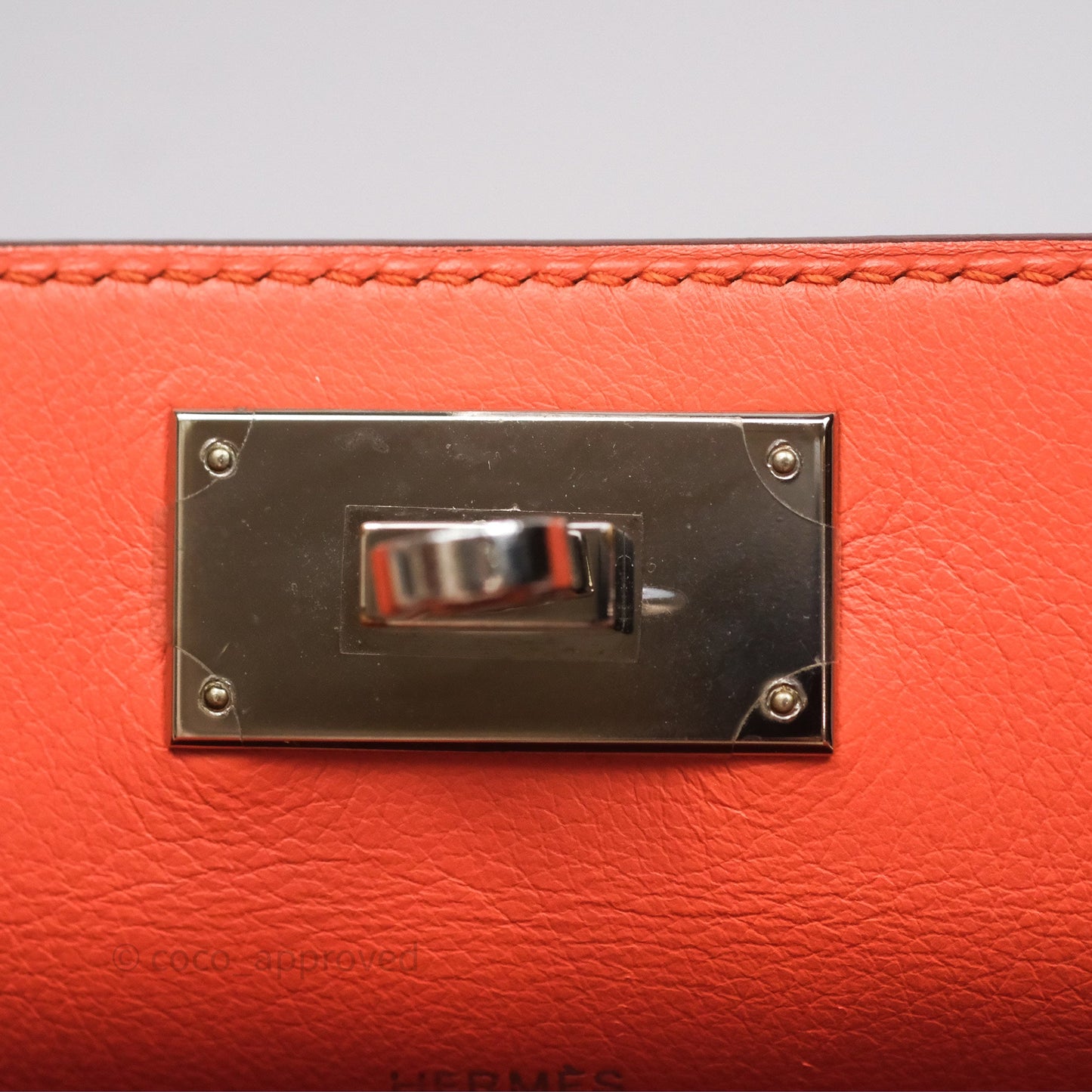 Hermès ToolBox 20 Mangue 9Z Evercolor Palladium Hardware