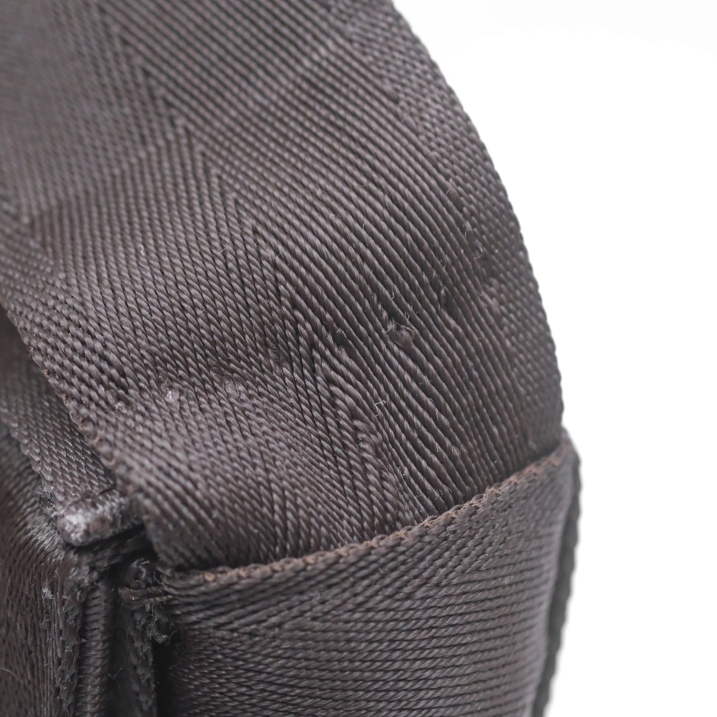 Bottega Veneta Maxi Webbing Cassette Bag Dark Brown