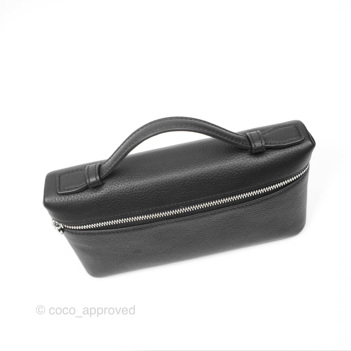 Loro Piana Extra Pocket L19 Black Grained Calfskin
