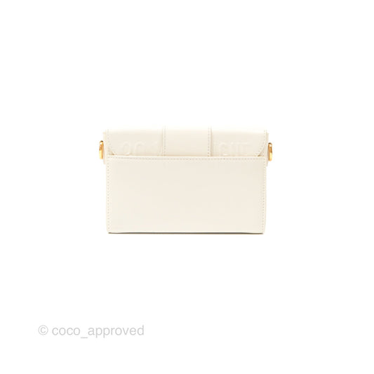 Christian Dior 30 Montaigne Box Bag White Calfskin
