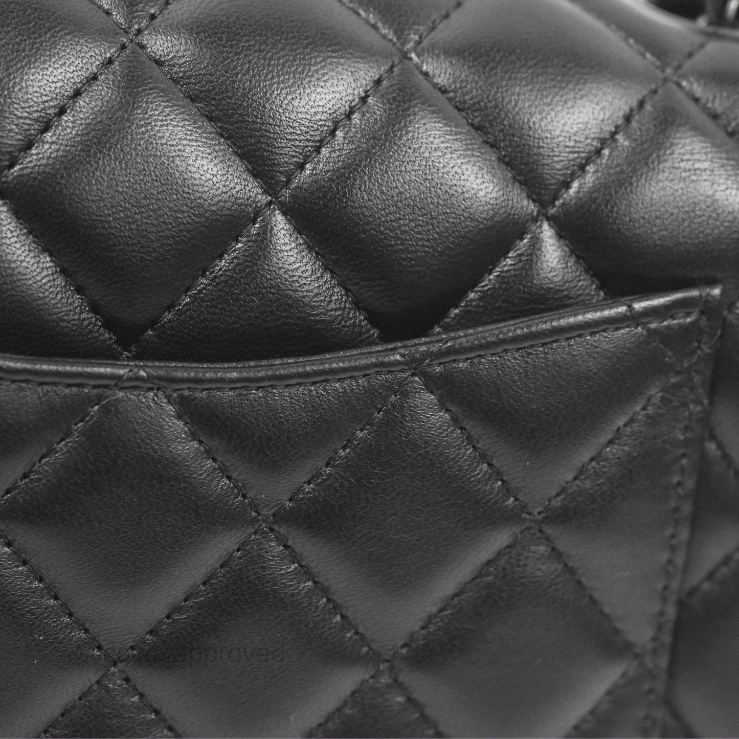 Chanel Quilted Mini Rectangular So Black Lambskin