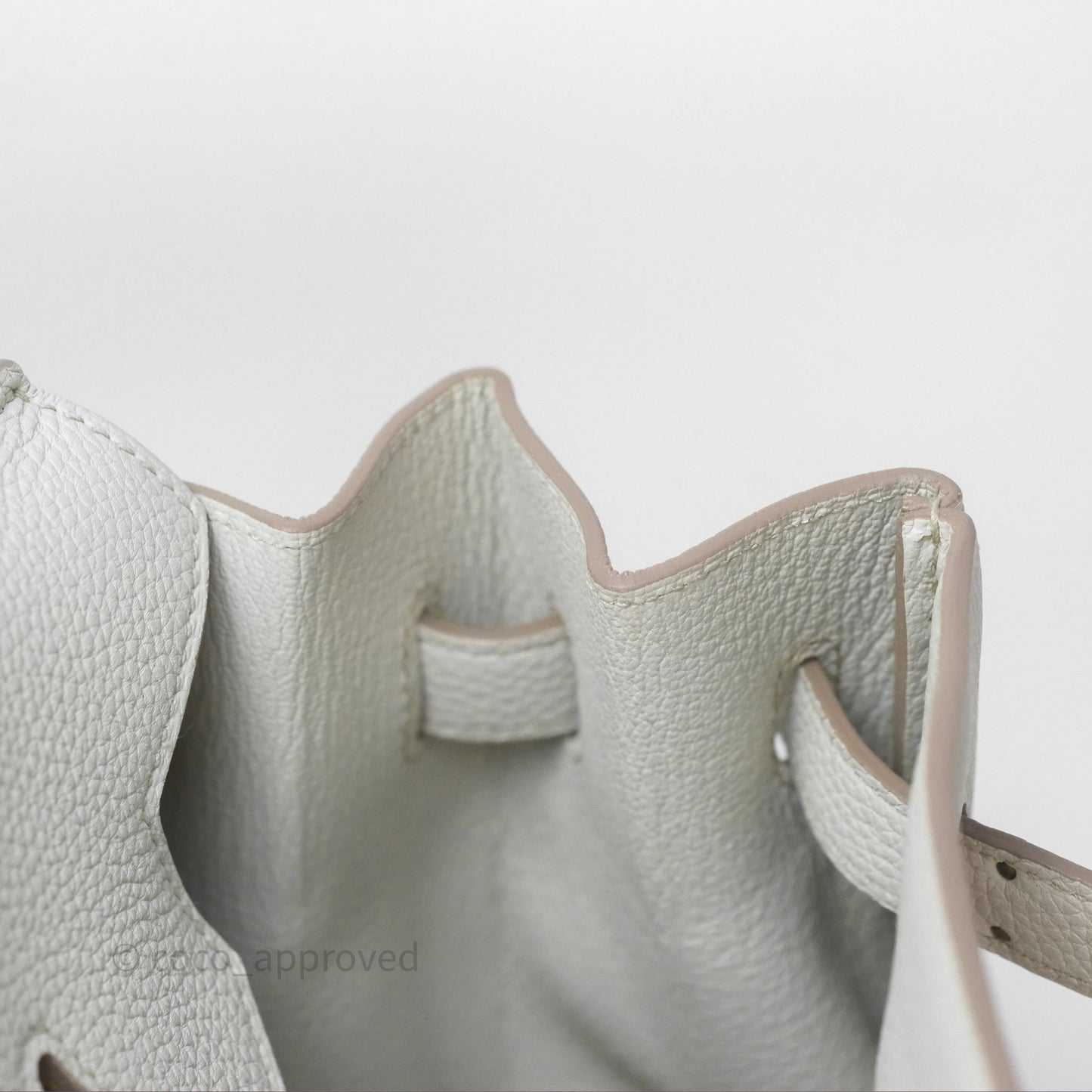 Hermès Retourne Birkin 35 Beton Togo Gold Hardware