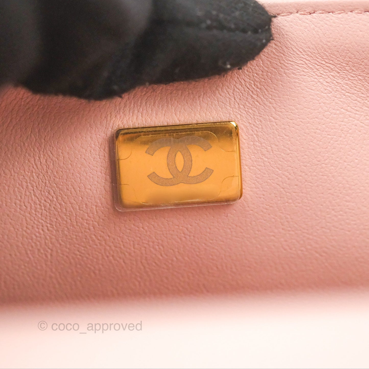 Chanel Quilted Mini Rectangular Flap Pink Lambskin Gold Hardware