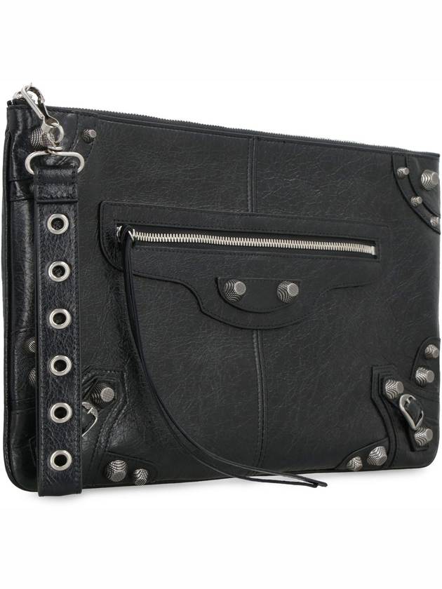 Luxury Balenciaga Le Cagole Large Clutch Bag Black