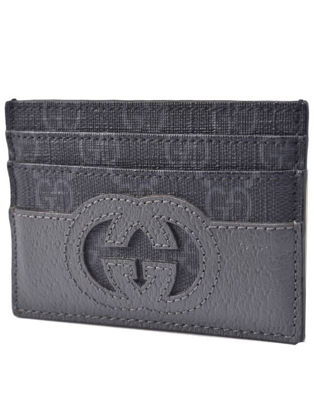 Luxury Gucci Trending 2025 Women s Cutout Interlocking G Card Case