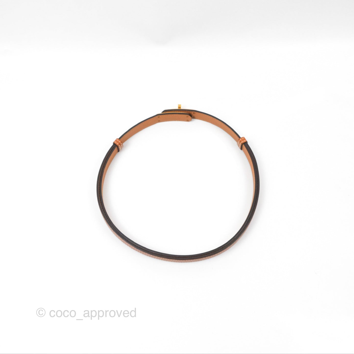 Hermès Kelly Buckle Belt Gold Epsom Gold Hardware