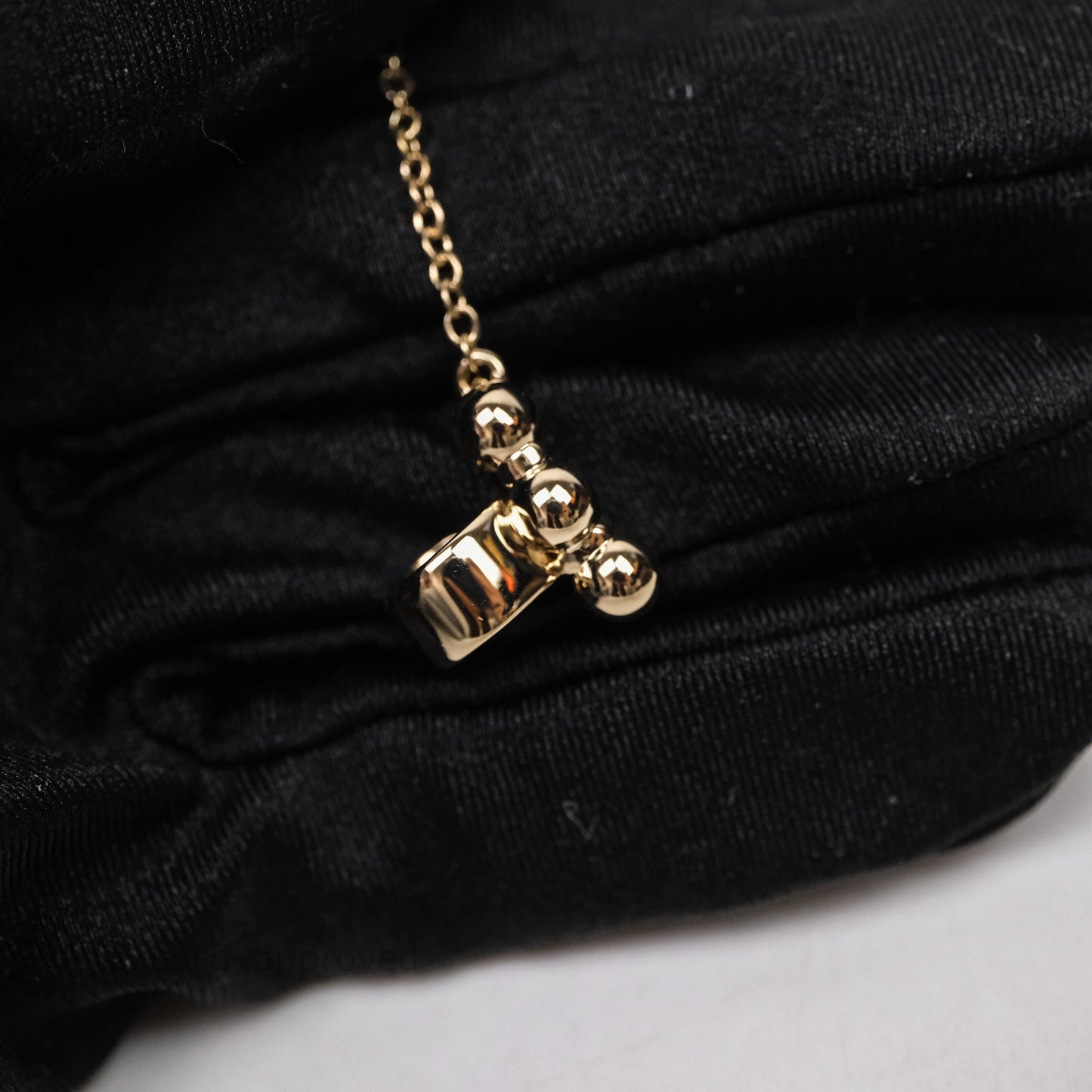 Chanel Crystal CC Drop Earrings Gold Tone 22C