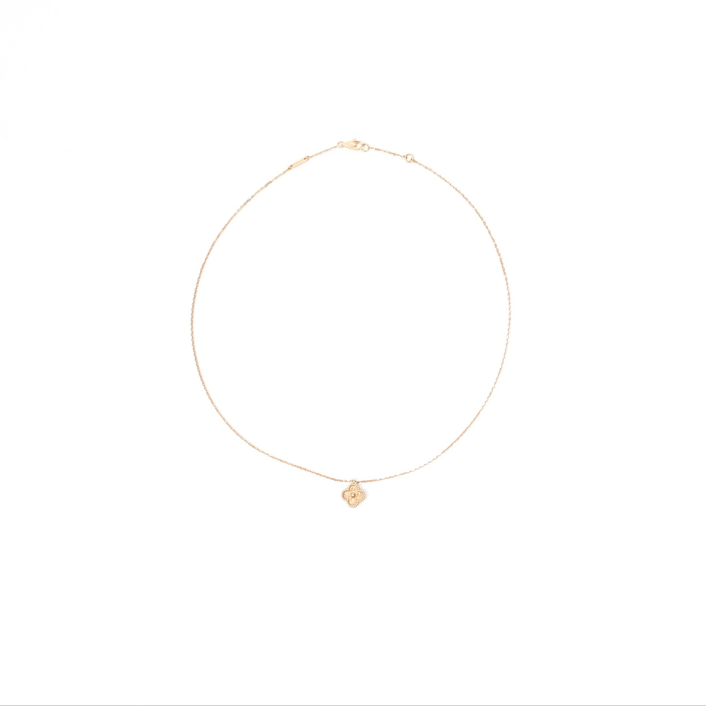 Van Cleef & Arpels Sweet Alhambra Pendant Rose Gold