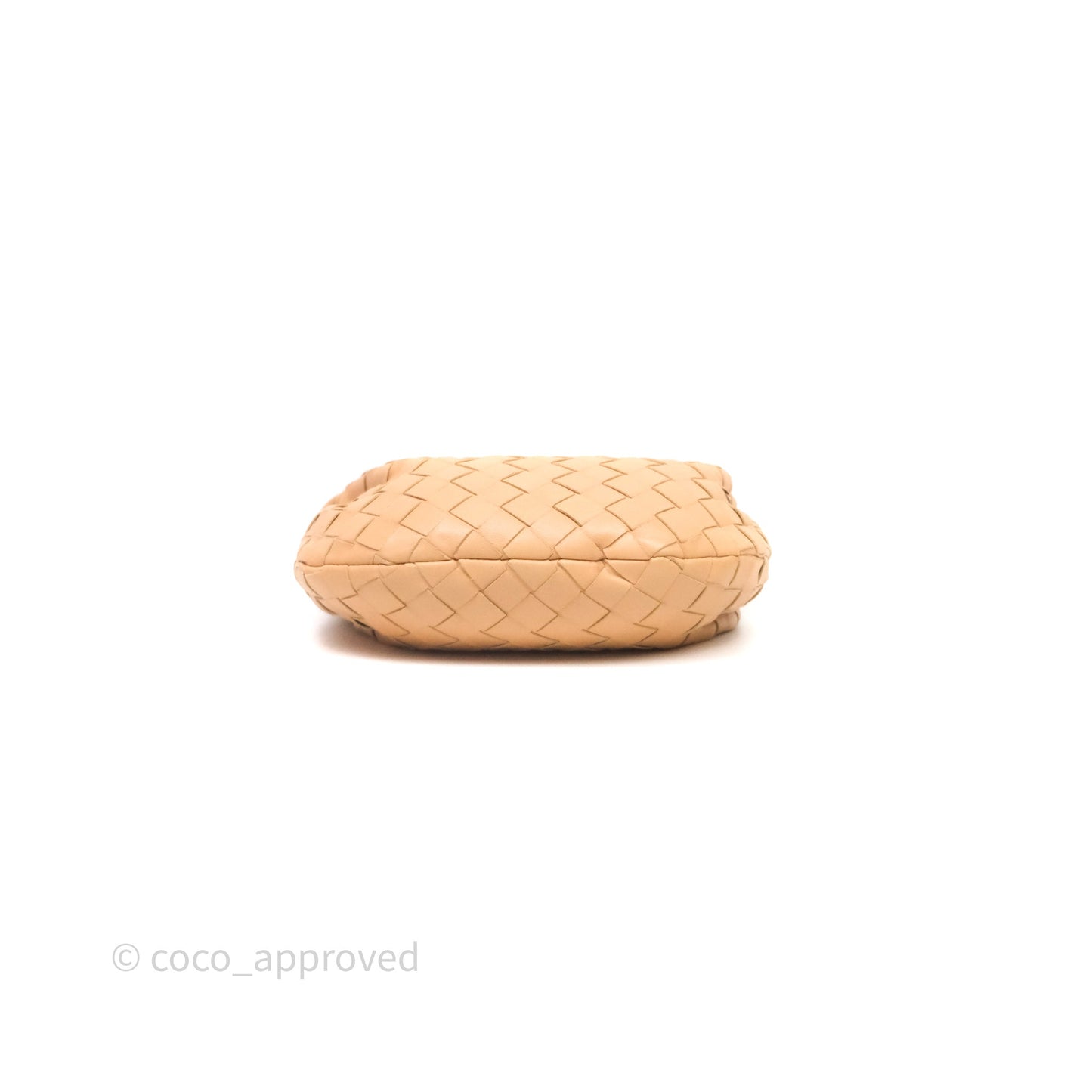 Bottega Veneta Mini Jodie Bag Intrecciato Beige Lambskin