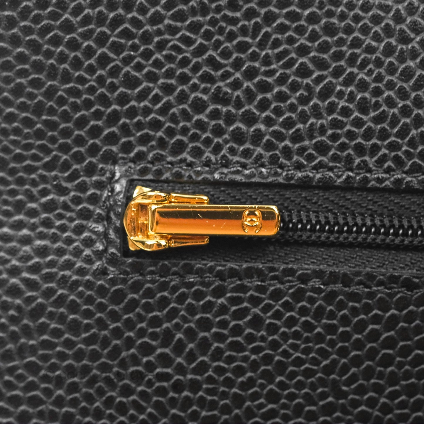 Chanel Classic Wallet on Chain WOC Quilted Black Caviar Gold Hardware