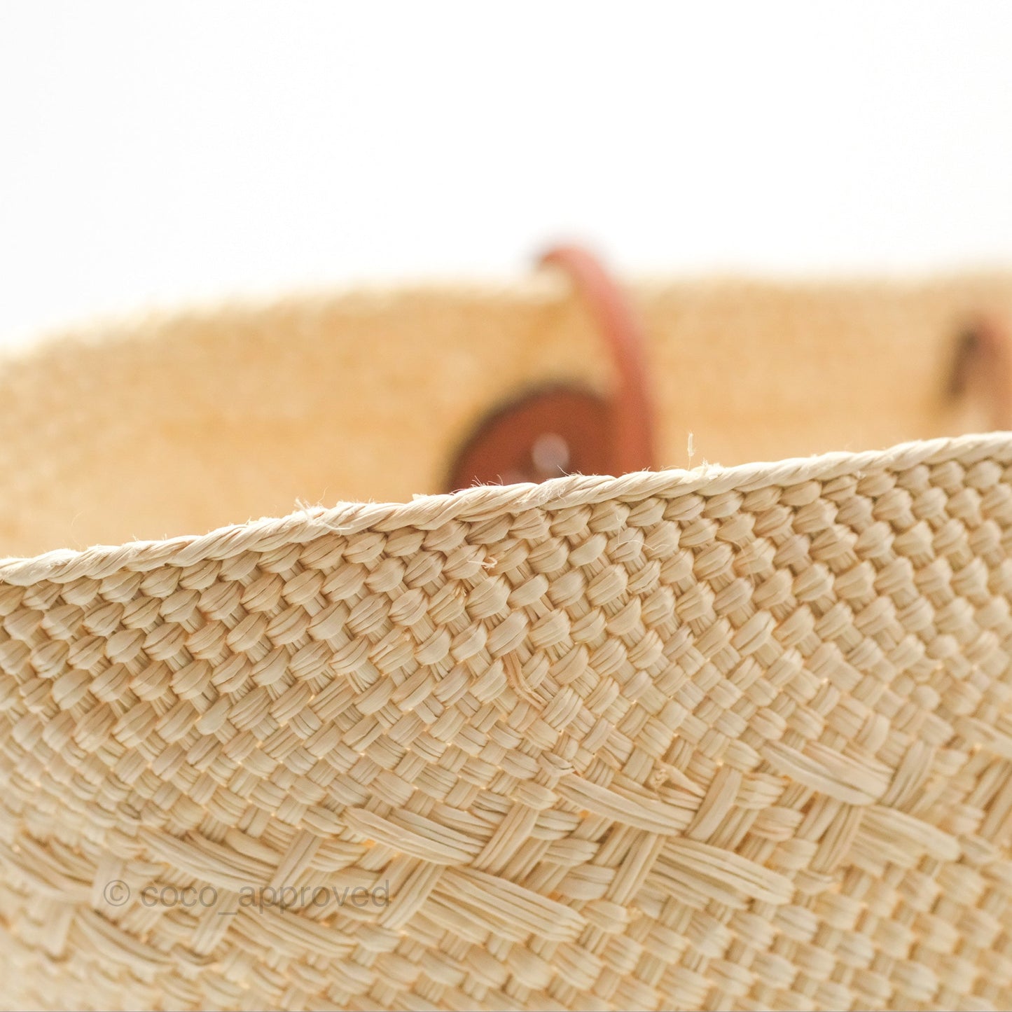 Loewe x Paula’s Ibiza Woven Anagram Basket Bag Natural/Tan