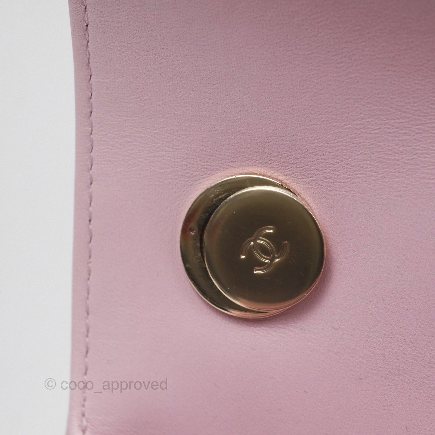 Chanel Small Trendy CC Mauve Pink Lambskin Gold Hardware