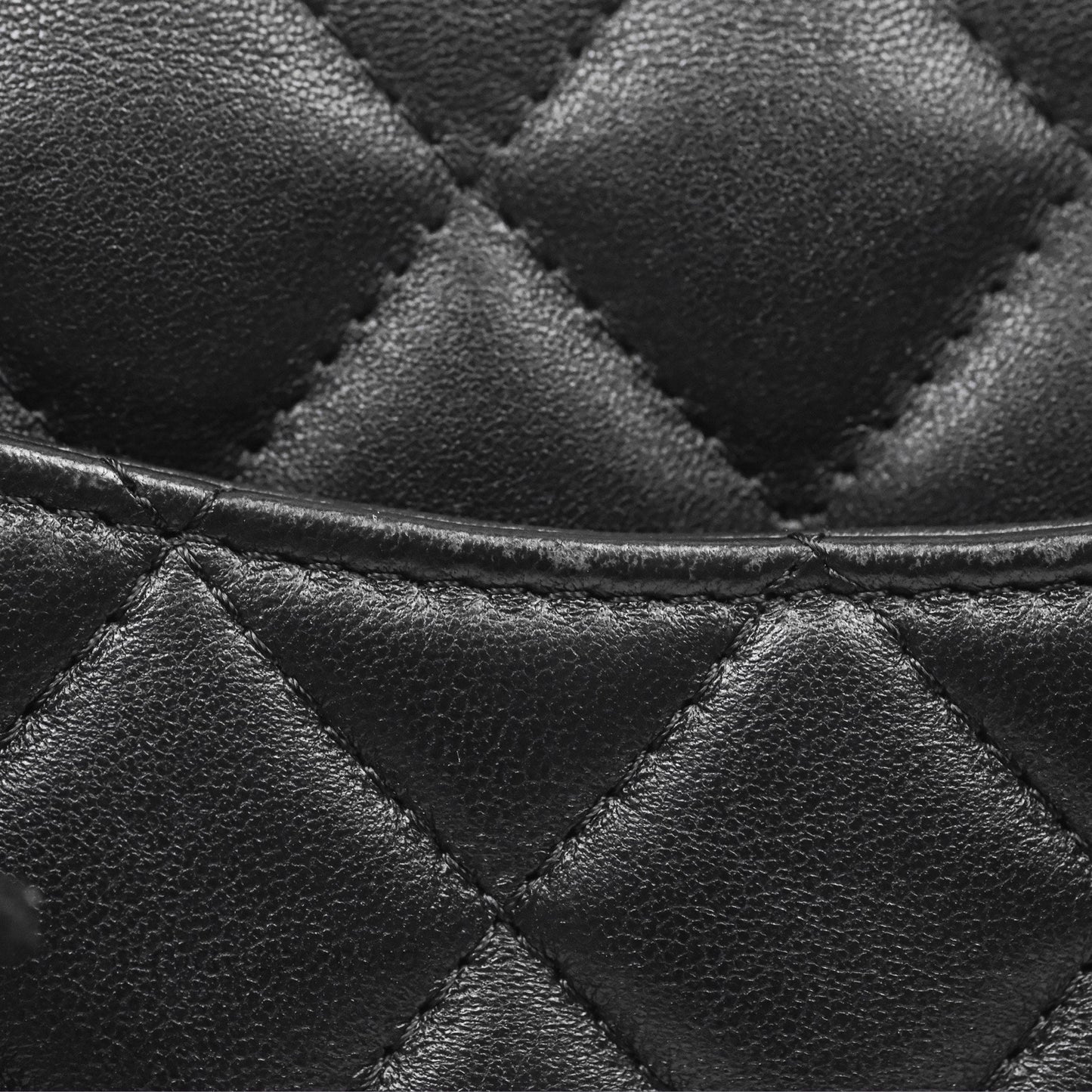 Chanel Top Handle Mini Rectangular Flap Black Lambskin Gold Hardware