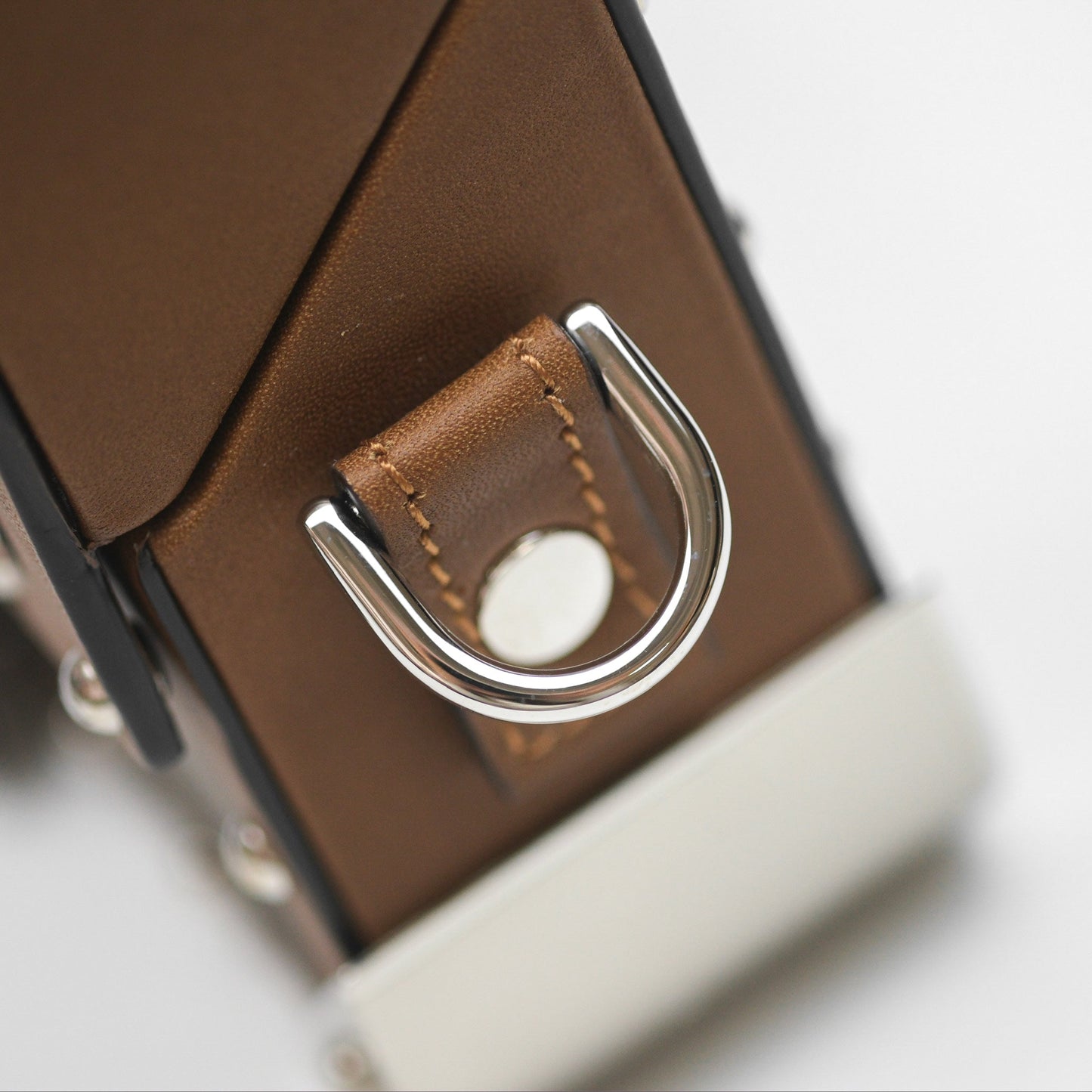 Fendi Mini Baguette Trunk Brown Zucca Canvas