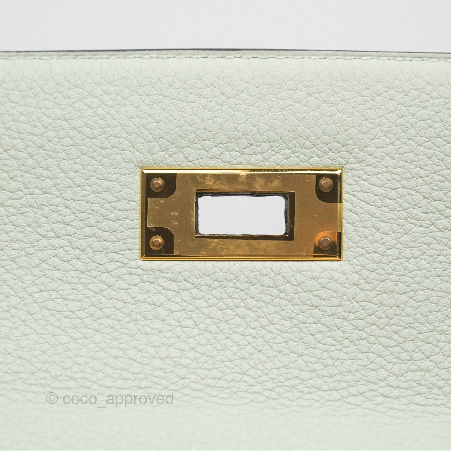 Hermès Kelly II 28 Retourne Togo Gris Neve Gold Hardware