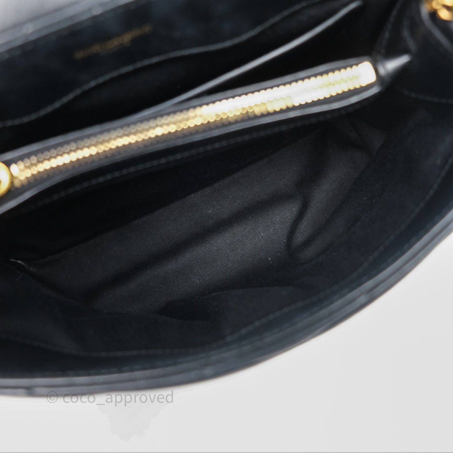 Saint Laurent Loulou Small Flap Bag Black Gold Hardware