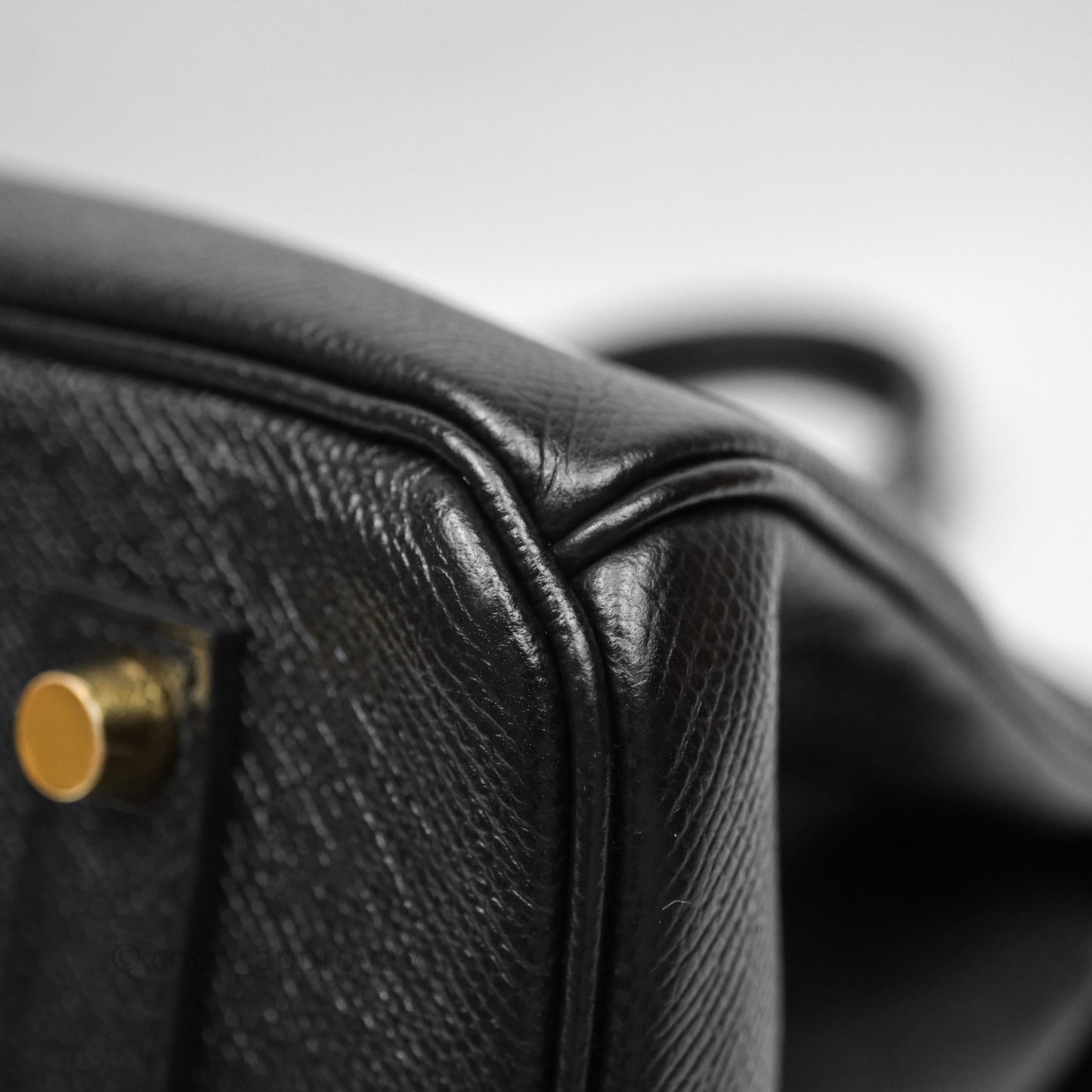 Hermès Birkin 35 Black Noir 89 Epsom Gold Hardware