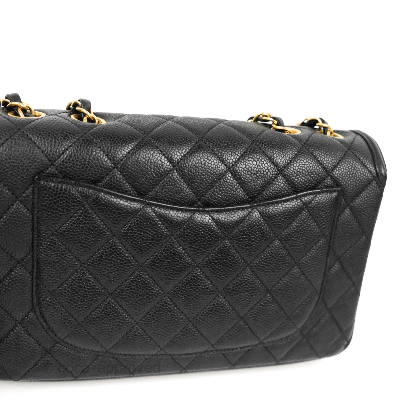 Chanel Quilted Medium CC Filigree Flap Black Caviar