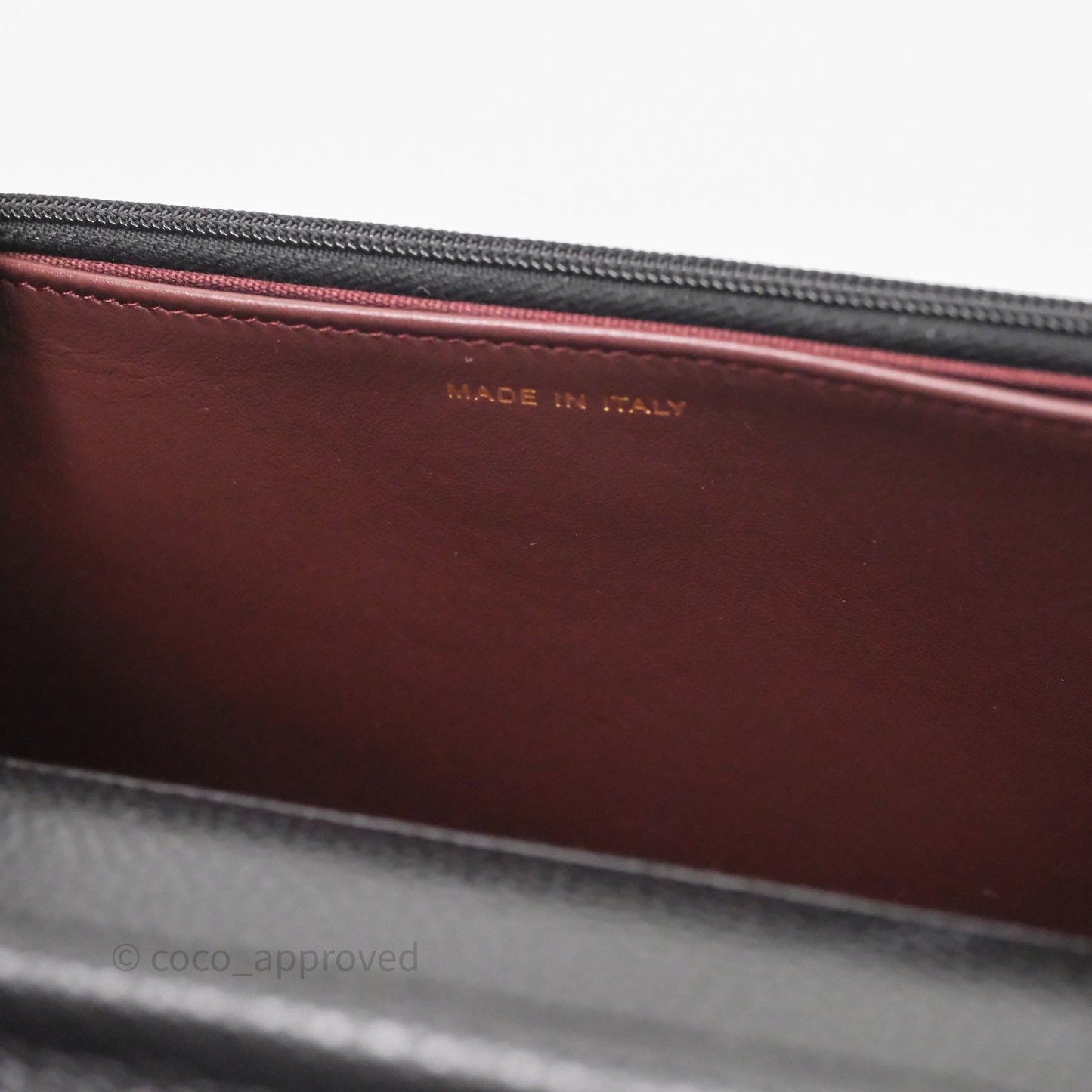 Chanel Quilted WOC Black Caviar Gold Hardware