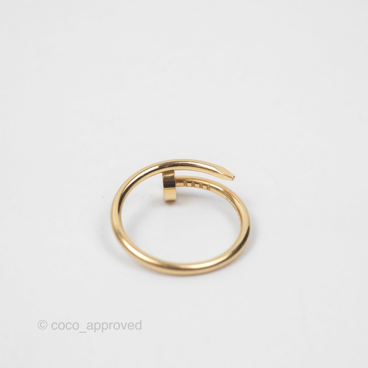 Cartier Juste un Clou Ring Small Model Yellow Gold Size 55