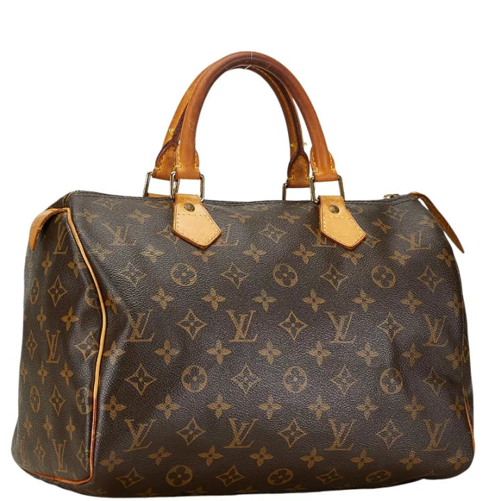 Louis Vuitton Monogram Speedy 30 Handbag Mini Boston Bag M41526