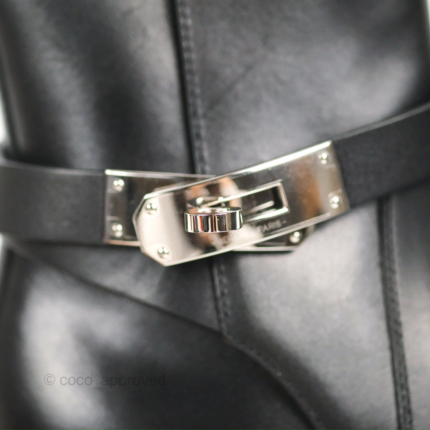Hermès Neo Ankle Boots Black Calfskin Palladium Hardware Size 36
