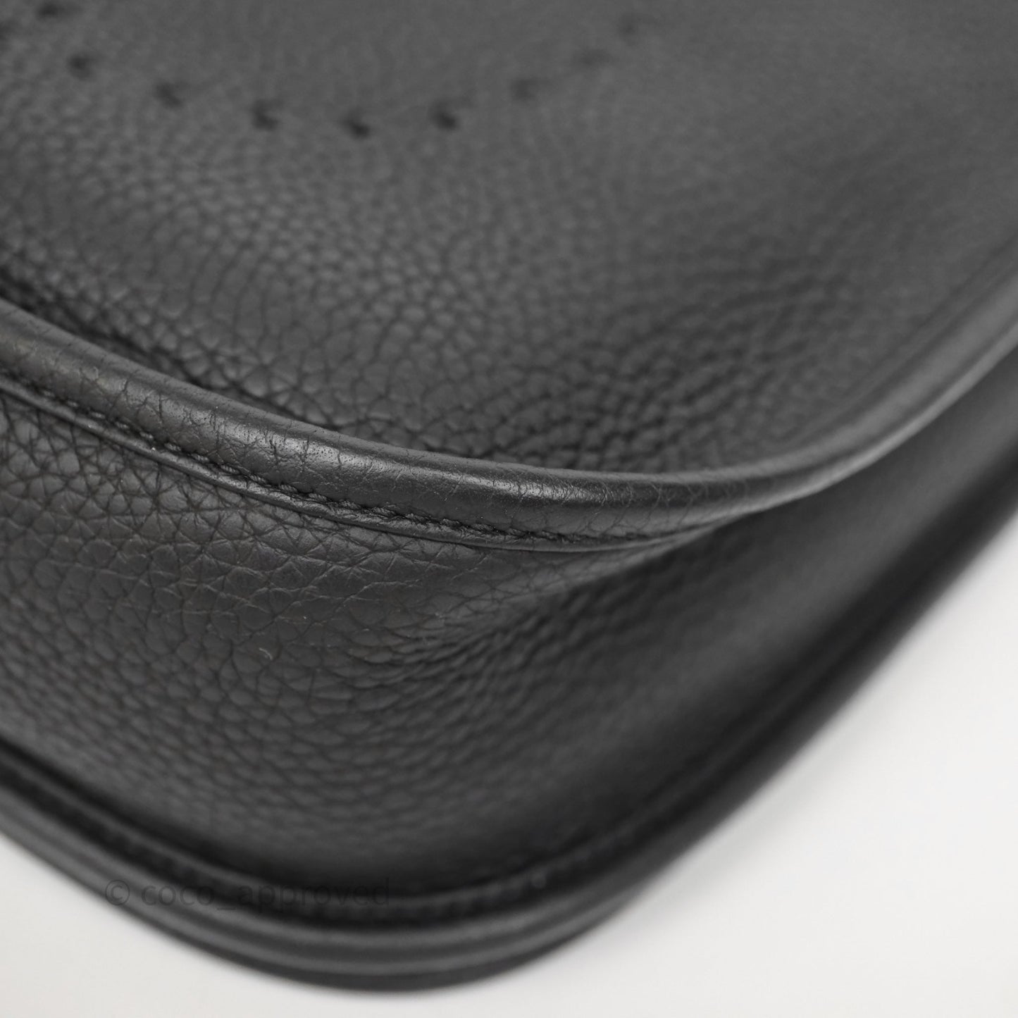 Hermes Evelyne III 29 Black Clemence Gold Hardware