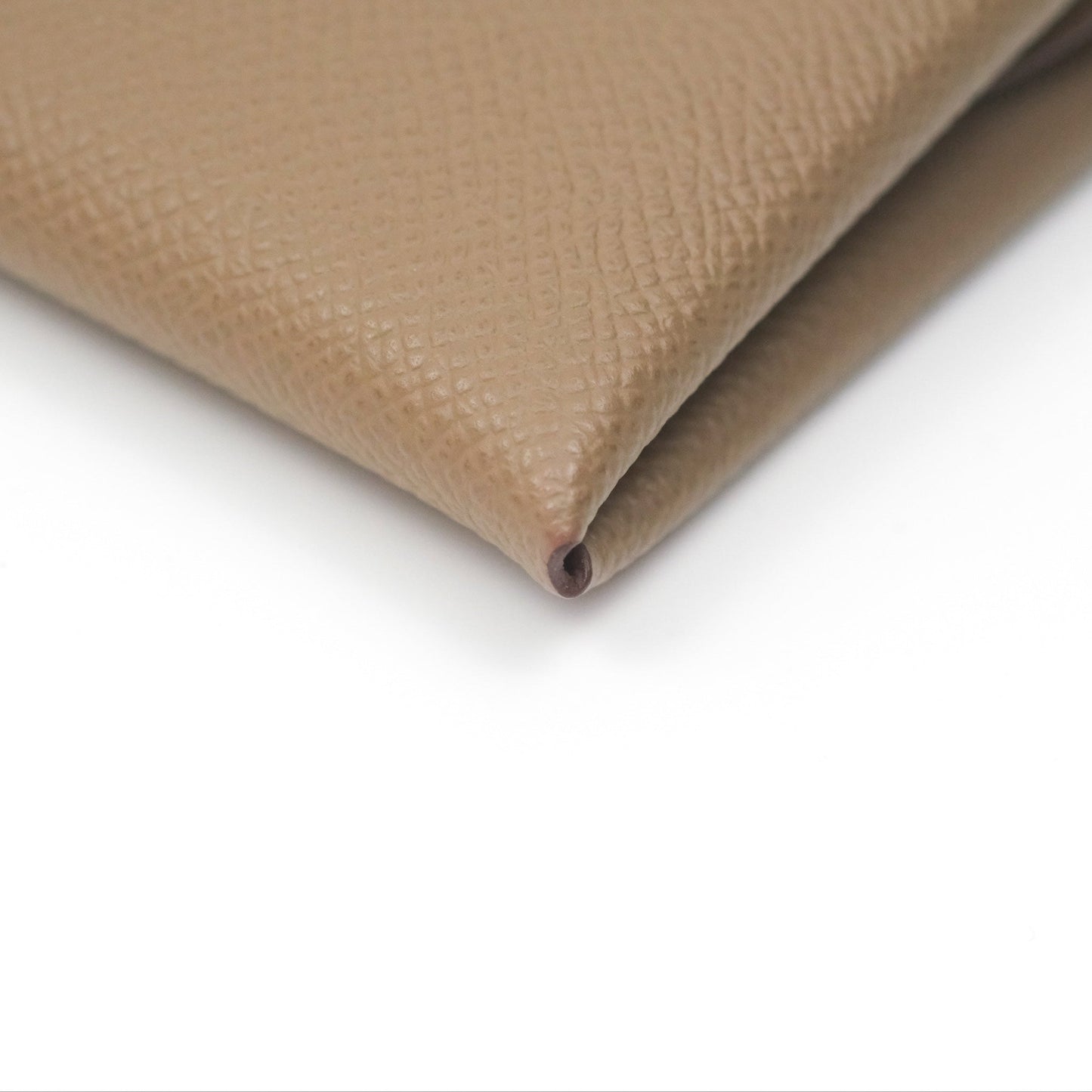 Hermès Calvi Duo Compact Card Holder Etoupe Epsom