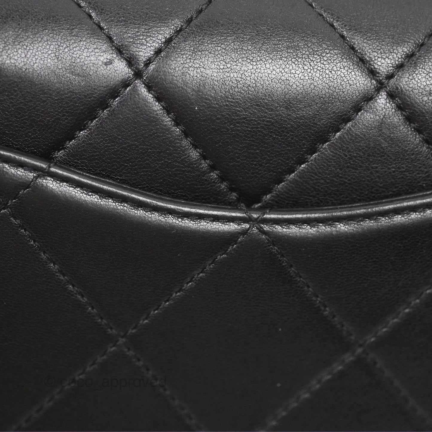 Chanel Mini Top Handle Flap Black Lambskin Aged Gold Hardware