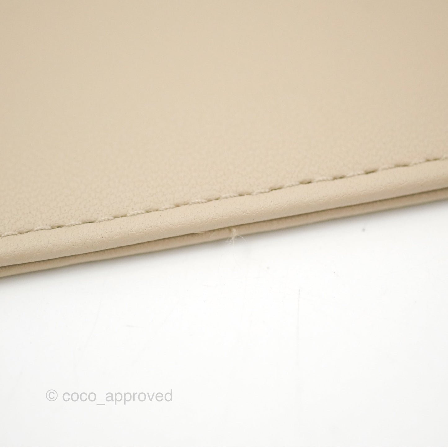 Dior Lady Dior Pouch on Chain Sand Cannage Lambskin
