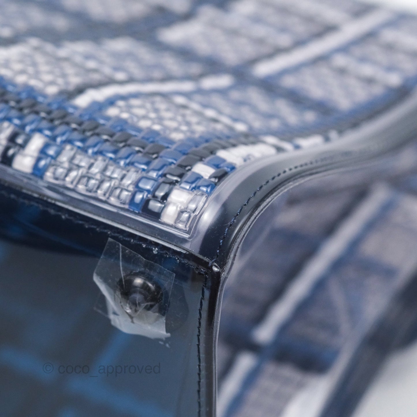 Delvaux Brillant MM Bag PVC Navy