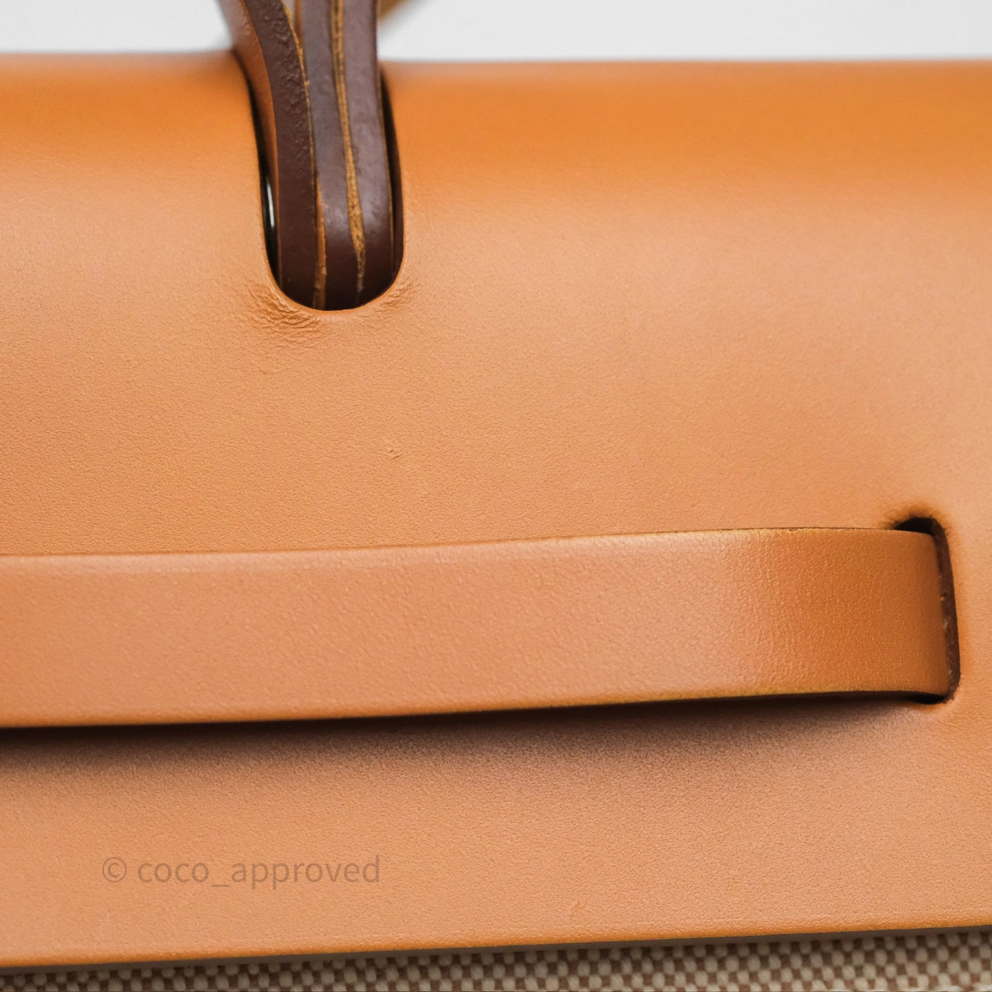 Hermès Herbag Zip 31 Ecru/Beige/Natural Canvas Palladium Hardware