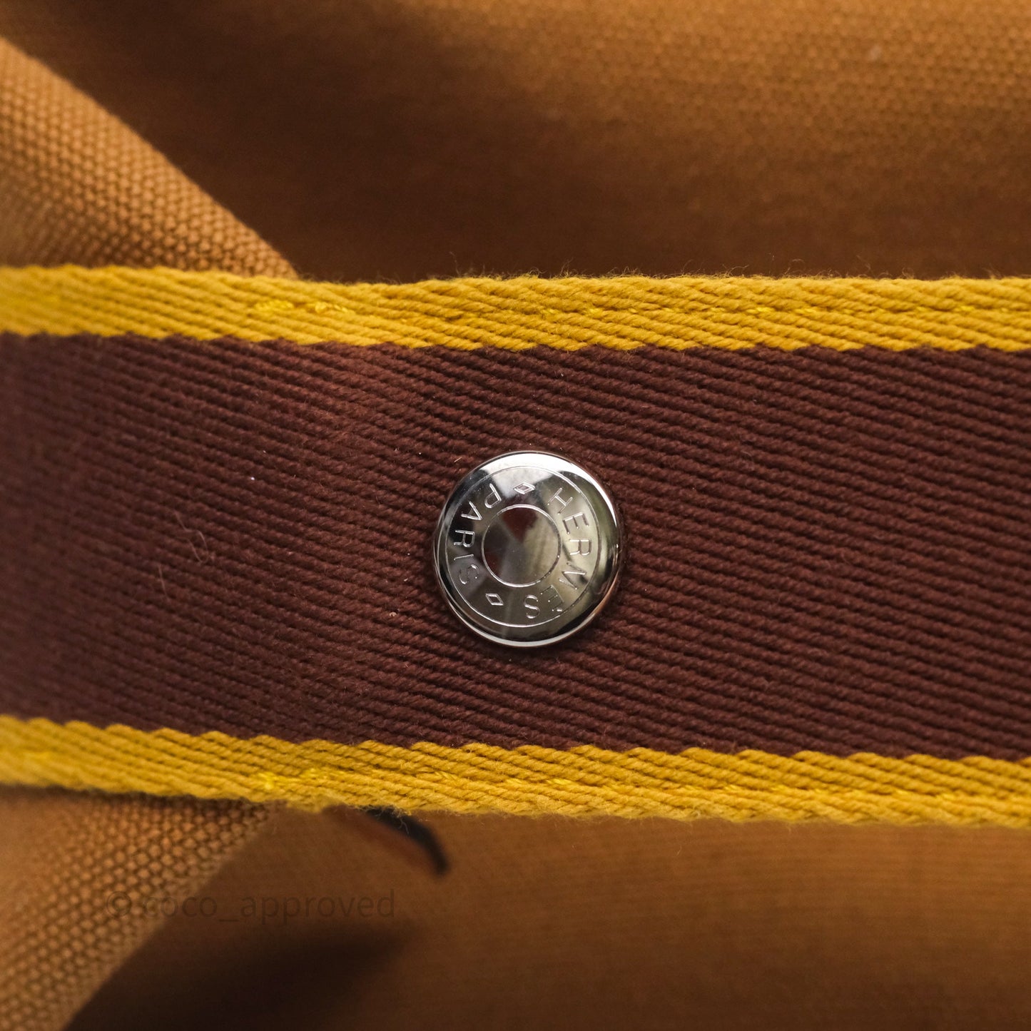 Hermès Small Bride-A-Brac Ocre Canvas