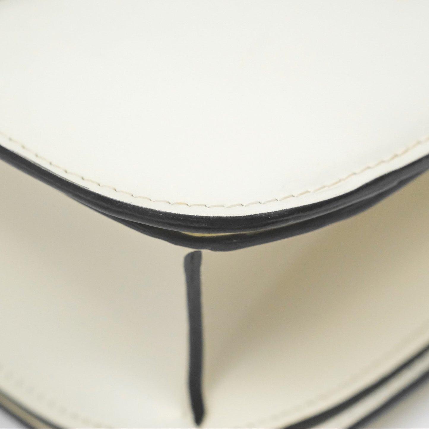 Celine Medium Classic Box Flap White Patent Gold Hardware