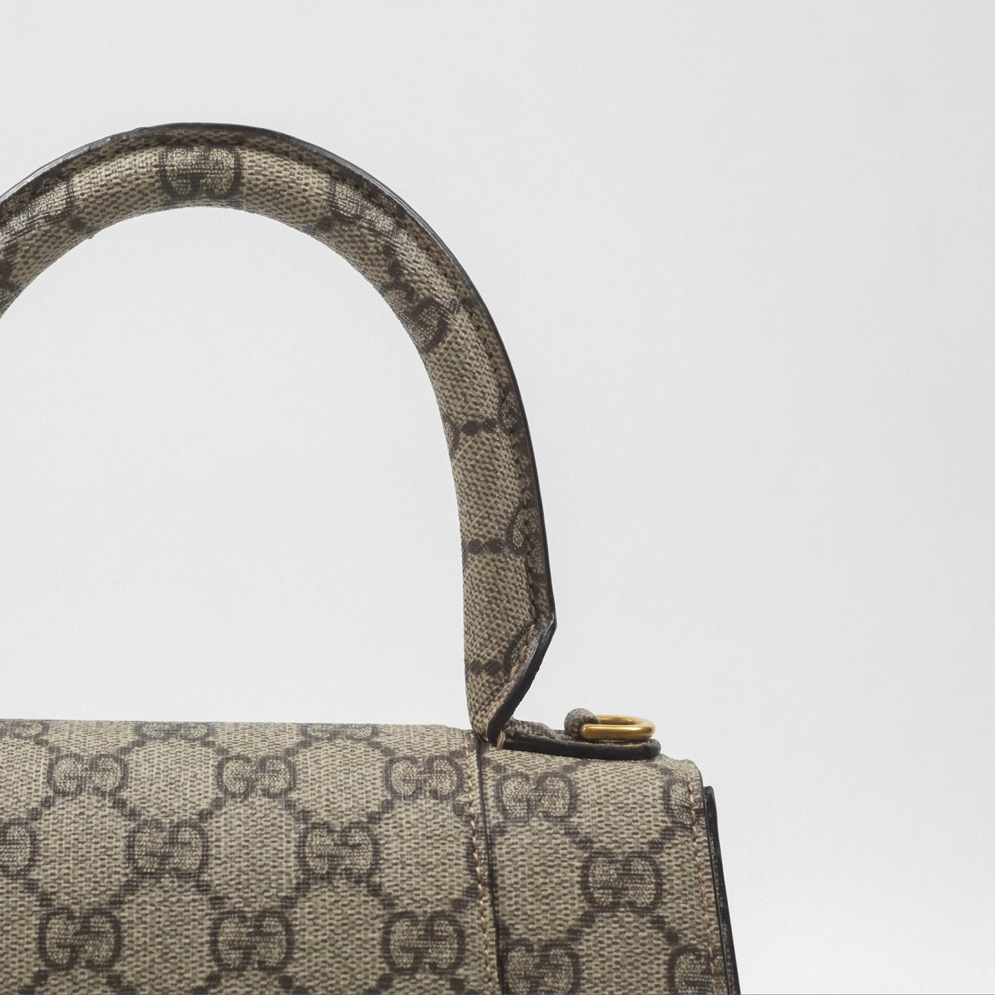 Gucci x Balenciaga The Hacker Project Small Hourglass Bag Beige/ Ebony